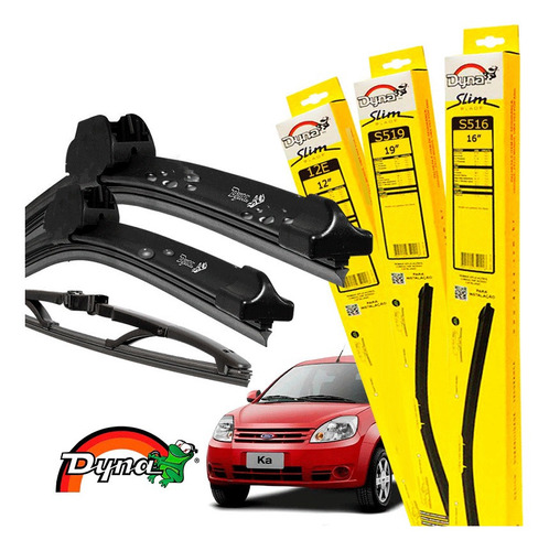 Limpador Parabrisas Ford Ka 2002 A 2008 Dyna Original Kit