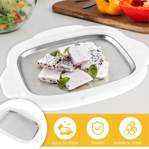 L Bandeja Para Hacer Yogur Helado Rodillo Para Helado