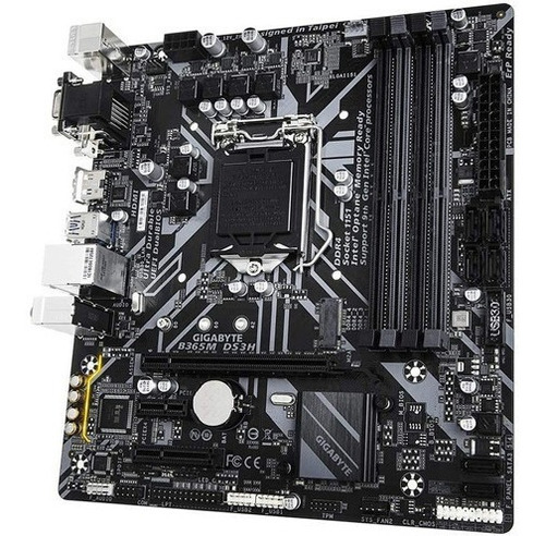 Placa Madre Gigabyte B365m Ds3h Lga1151-v2 Usb3.1 B365mds3h Color Negro
