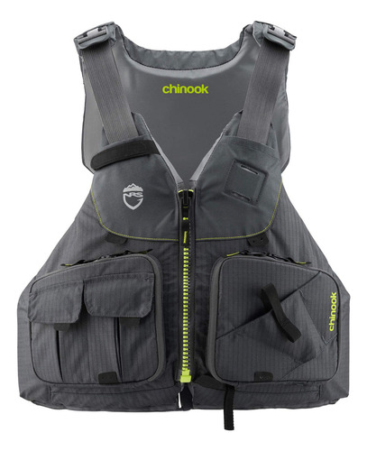 Nrs Chinook Fishing Pfd - Chaleco Salvavidas, Negro, L-x-l