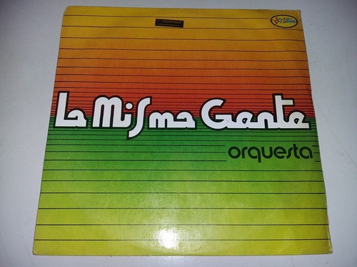 Lp Vinilo Disco Acetato Vinyl La Misma Gente Orquesta Salsa