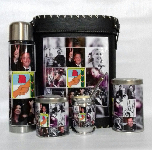 Set Matero Completo Equipo Mate Personalizados Con Fotos