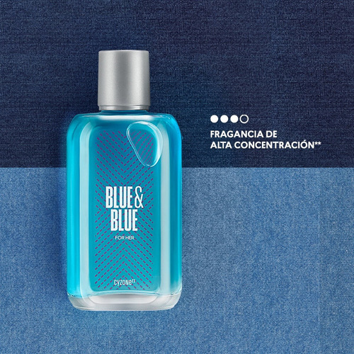 Cyzone Blue & Blue For Her 90 Ml Mujer