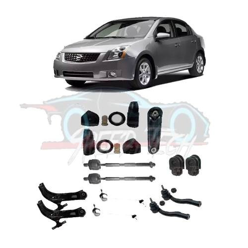 Kit Axial Terminal Batente Bucha Bandeja Sentra 2007 A 2012