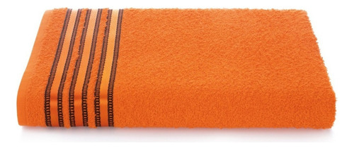 Kit 2 Toalha Banho Grande 1,50m X 80cm Algodão Alta Absorção LARANJA