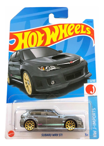 Subaru Impreza Wrx Sti Hotwheels A Escala Coleccionable