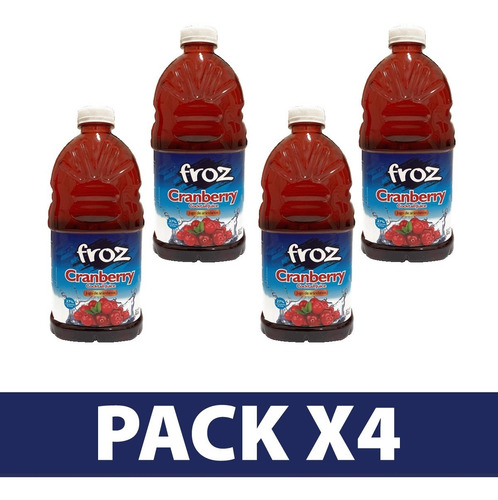 Pack X 4  Und Jugo Arandanos