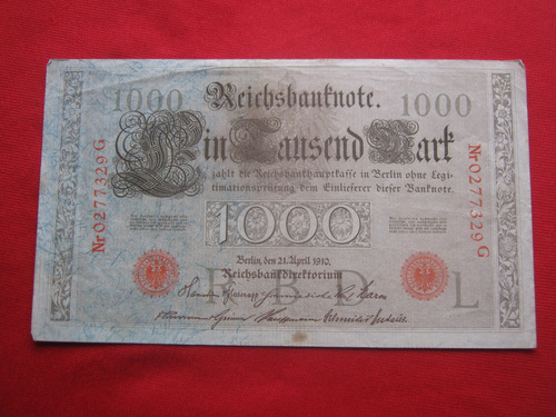 Alemania 1000 Marcos 1910