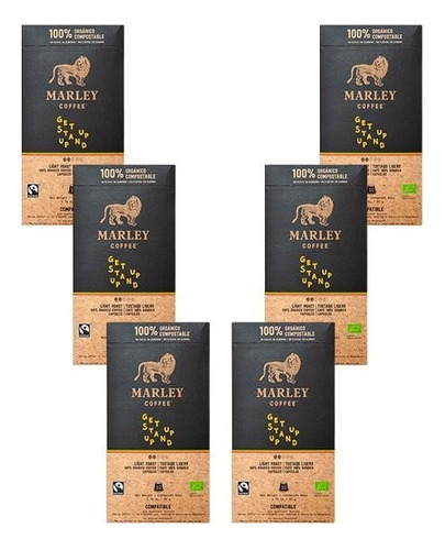 Pack 60 Cápsulas Espresso Get Up Marley Coffee