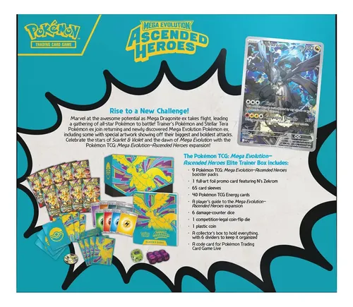 Pokemon Mega Evolution: Ascended Heroes Elite Trainer Box