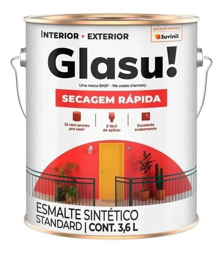 Tinta Esmalte Sintético Brilhante Glasurit 3,6l