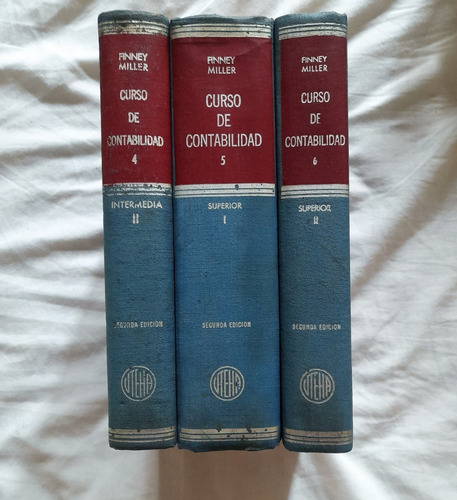 Libros De Contabilidad De Finney Miller Tomo 4-6 (Usado)