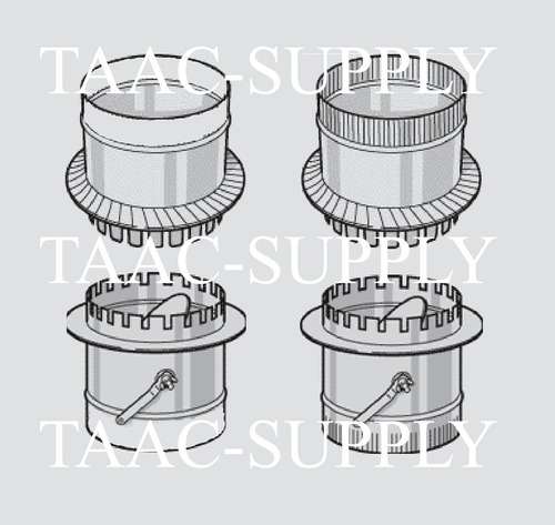 Hoja Metal Ductboard Quitar Start Collar 6  Para Hvac