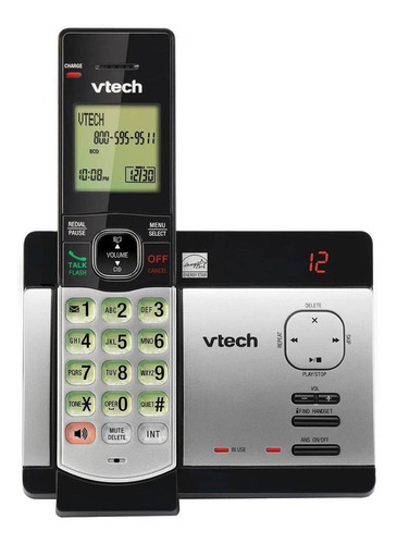 Teléfono VTech  CS5129-26 inalámbrico - color negro/plateado