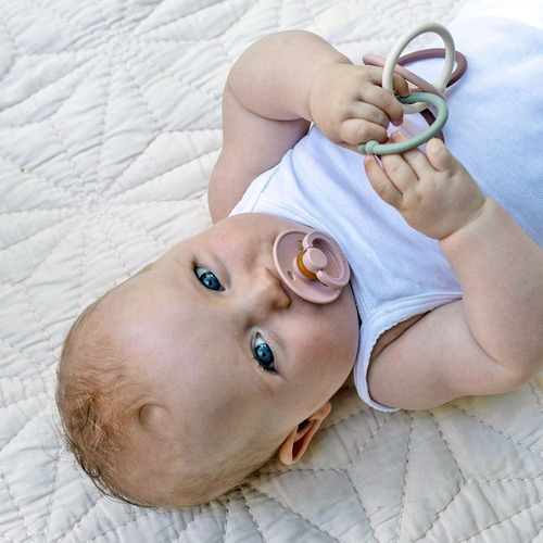 Imagen 7 de 7 de Chupetes Bibs Pacifier Set X2 Unds Libre Bpa Latex Natural