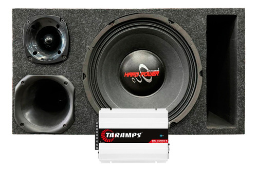 Caixa Som Automotivo Hardpower Hp750 Módulo Ds800x4 Taramps