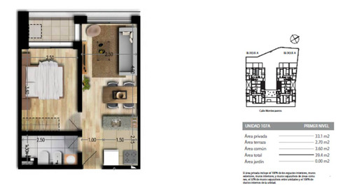 Alquiler Apartamento 1 Dormitorio Tres Cruces