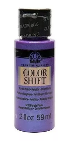 FolkArt Color Shift Acrylic Paint in Assorted Colors (2 ounce), Purple Flash