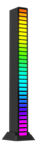 Barra De Luzes De Nivel P/ Musica Acegeek Light, Rgb, Black