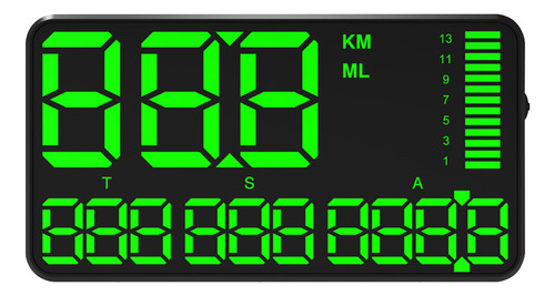 Velocímetro Gps De 5.5 Pulgadas, Odómetro, Pantalla Digital