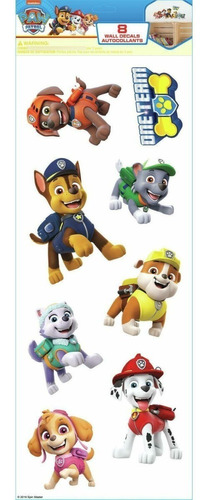 Paw Patrol Stickers Calcomanias X8 Etiquetas Adhesivas