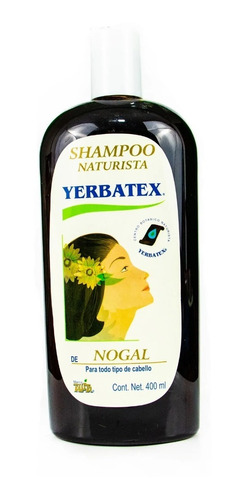 Shampoo Naturista De Hierba Nogal 400 Ml