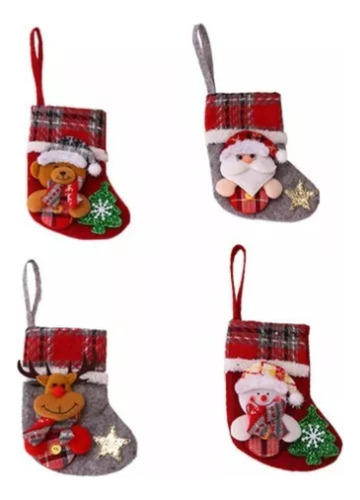 Navidad Estilo Creativo Muñeca Bolsa De Navidad Calcetines