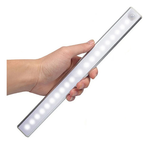 Lámpara LED con sensor de presencia para armarios y pasillos, color blanco