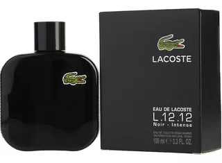 Perfume Eau De Lacoste L1212 Noir Intense 100 Ml Selo Adipec