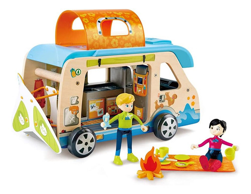 Hape Adventure Van, Juego De Simulación Con Figuras De Acció