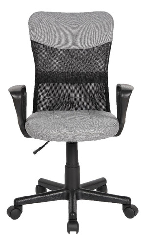 Silla De Oficina Gerencial London Color Gris En Malla