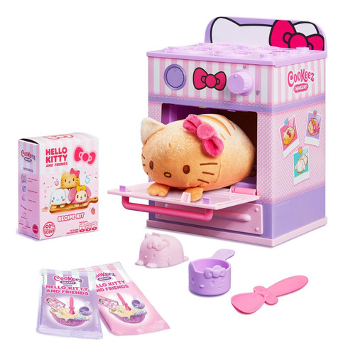 Cookeez Makery Hello Kitty Y Amigos Horno Mágico + Peluche Rosa Chicle