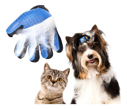 Luva Pet Auri Variedades Escova Removedora Pelos Cachorro Gato