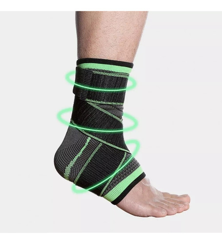 Tobillera Compresión Ajustable Con Velcro Tobillo Esguince