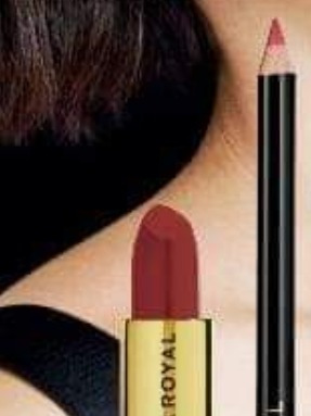 Lujoso Labial Royal Ruby Y Delineador Para Labios Victoria 