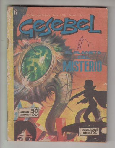 Comic Gesebel N°6 Bunker Y Magnus Fumetto Nero Uruguay Raro 