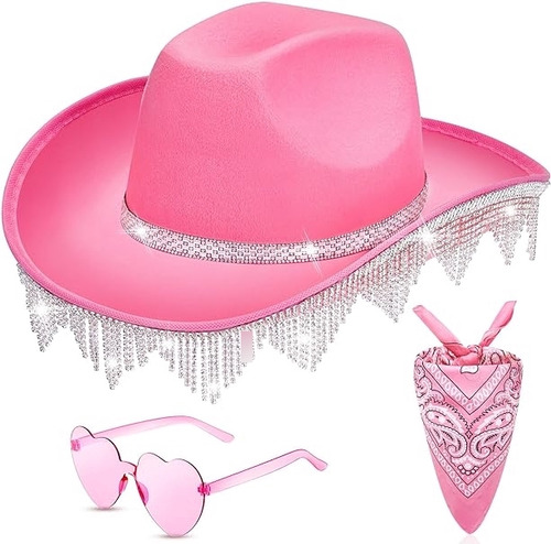 Sombrero Vaquera Con Diamantes Sombrero Vaquero Con Purpurin