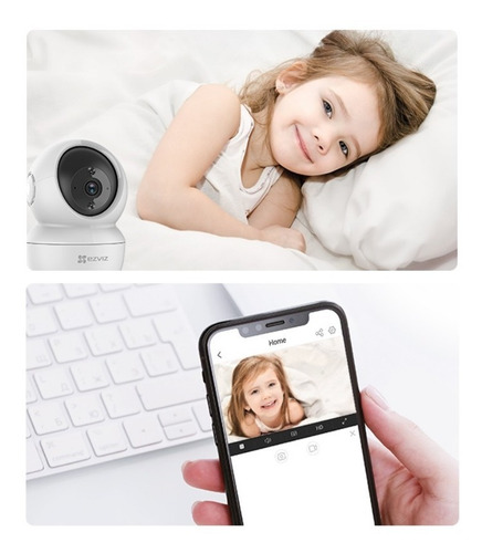 Imagen 6 de 10 de Camara Ip Wifi Ezviz Motorizada 2mpx Fhd Qr P2p Celular Nube