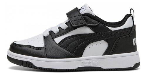Tenis Puma Rebound V6 Lo Ac + Ps Para Niños 17 A 21.5. 39741