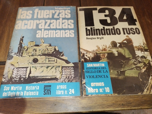 2 Libros Segunda Guerra Mundial San Martin  T34 Y El Día D