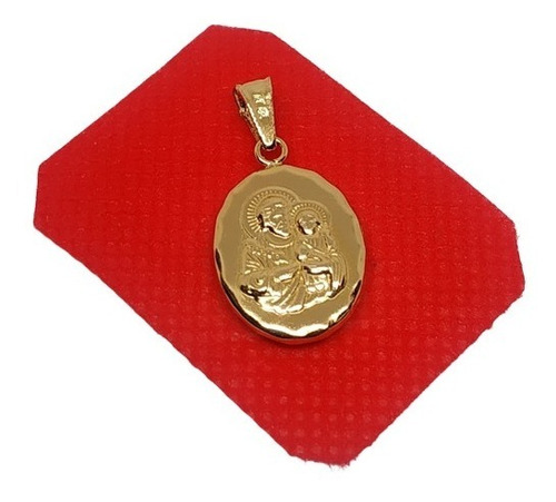 Dije Medalla San Jose En Oro 18 K Laminado 00384