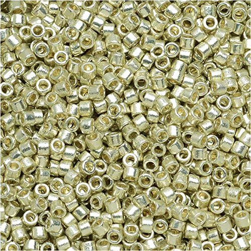 Delica Seed Beads 11 Duracoat Db1831 Plata Galvanizada 25 Oz