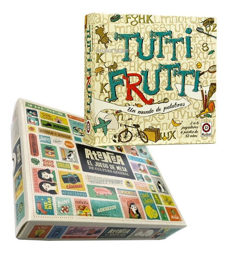 Tutti Frutti + Atenea Juego De Mesa Original Ruibal Maldon