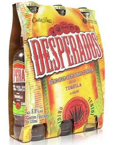 Cerveja Desperados Long Neck Pacote 3 Un X 330Ml - Supermercado