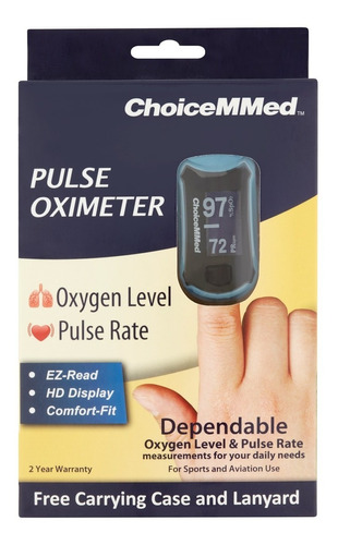 Pulsioxímetro De Dedo Choicemmed Oxywatch 1ct