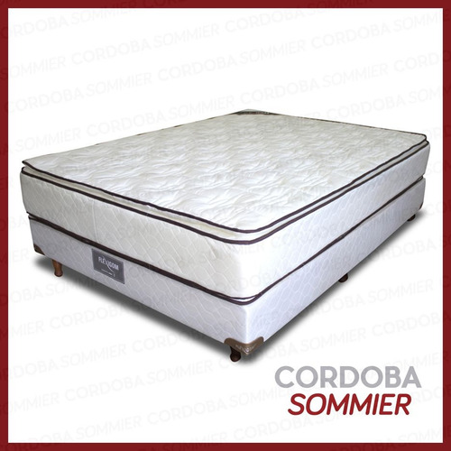 Sommier Y Colchón Sevilla Bonnell Con Pillow 160 X 200 Cm.
