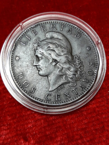 Moneda Argentina 2 Centavos 1887 Unica