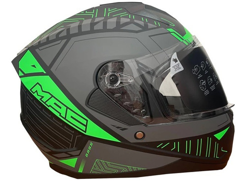 Casco Integral Mac M67 Bass Graficas Nuevas Moto Delta