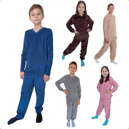 Pijama De Inverno Unissex Infantil