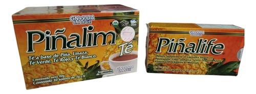 Té Piñalim 30 Sobres + Piña Life 30 Caps